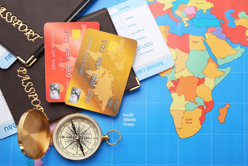 responsible expenditure on credit cards for travel.